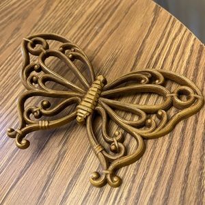 Vintage butterfly wall hanging